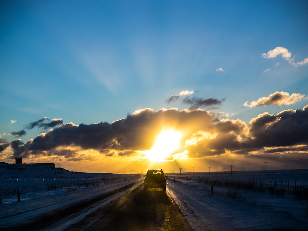Car on the road