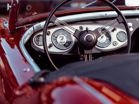 inside a car