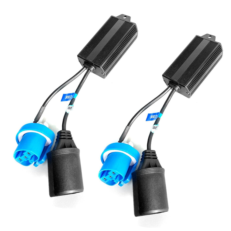 Oxilam HB5 9007 Decoder AUXITO H4 H7 H8 H9 H11 H13 9003 9005 9007 HB2 HB3 HB5 Canbus Adapter Anti-Flicker Warning Canceler for LED Headlight