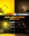 Oxilam Motor Vehicle Lighting OXILAM 1157 2057 2357 7528 BAY15D LED Bulb Amber Yellow Replacement for Turn Signal Light, Brake Lights, Tail Lights, Blinker Lights, Side Marker Light Extremely Bright