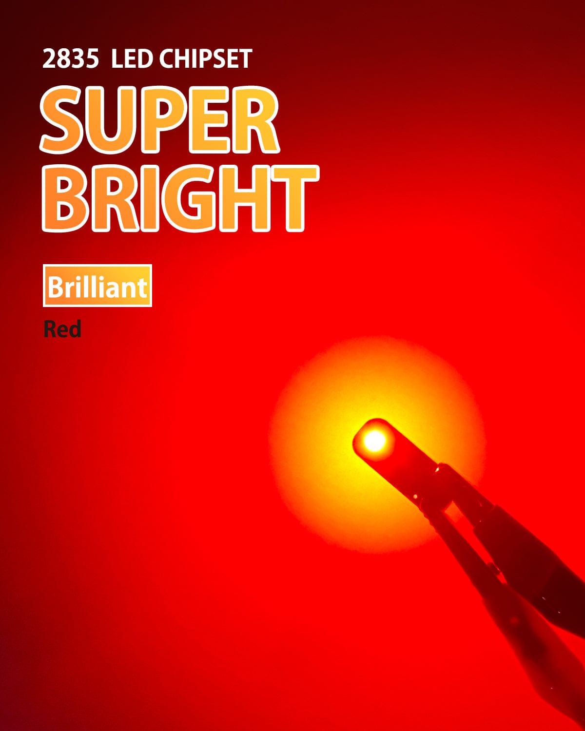 Oxilam Motor Vehicle Lighting OXILAM 194 LED Bulbs Super Bright Instrument Panel Dashboard T10 W5W 168 2825 LED Bulbs for Car Dome Map Door Courtesy License Plate Lights, Interior Lights, 10pcs