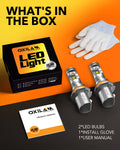 Oxilam Motor Vehicle Lighting OXILAM 2024 Newest 9007 HB5 LED Bulb, 20000LM, 1:1 Mini Size, Plug-n-Play,2 Pack