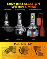 Oxilam Motor Vehicle Lighting OXILAM 2024 Upgraded 9005 HB3 LED Headlight Bulbs 26000LM 120W 700% Brighter