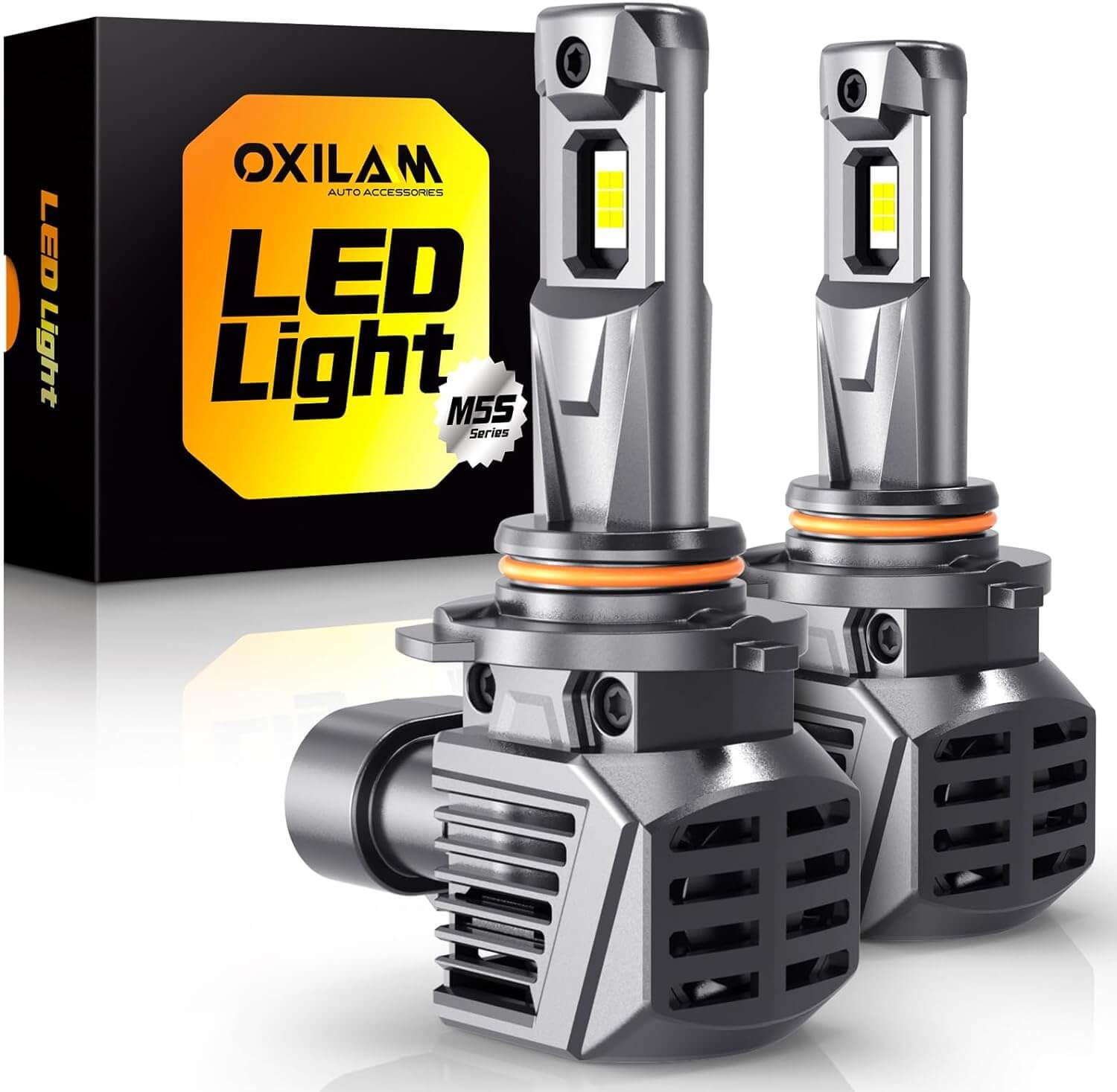 Oxilam Motor Vehicle Lighting OXILAM 2024 Upgraded 9005 HB3 LED Headlight Bulbs 26000LM 120W 700% Brighter