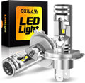 Oxilam Motor Vehicle Lighting OXILAM 2024 Upgraded H4 9003 LED Bulb, 20000LM, Plug and Play Wireless, Pack of 2