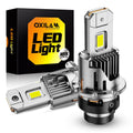 Oxilam Motor Vehicle Lighting OXILAM 2026 D2S/D2R LED Bulbs 900% Ultra Bright 6500K, 30,000LM Plug & Play HID Replacement, 1:1 Mini Size, IP68 Waterproof, 2PCS