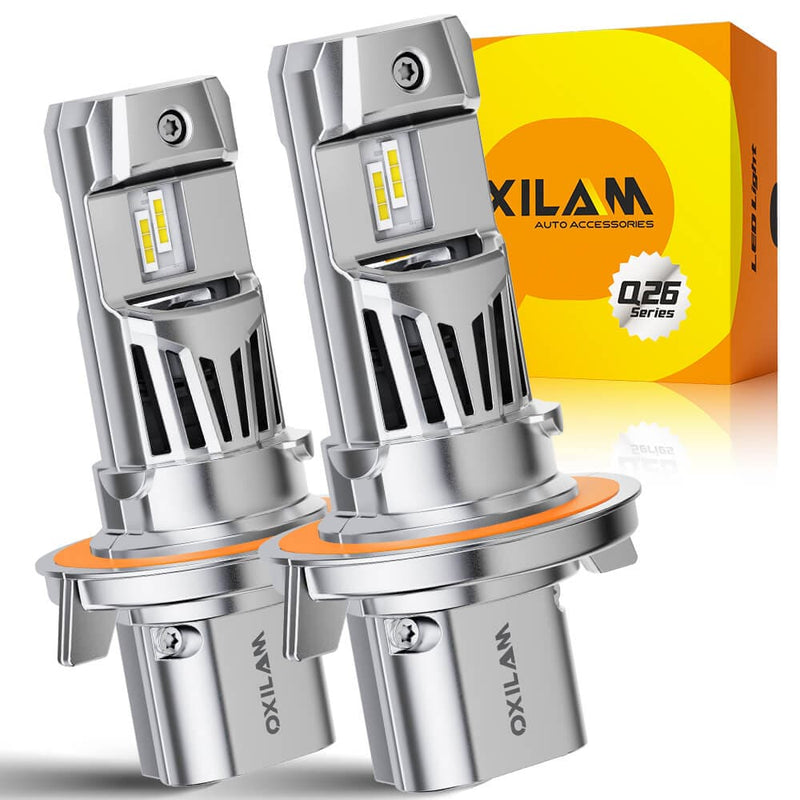 Oxilam Motor Vehicle Lighting OXILAM 2026 Upgrade H13 LED Bulbs, 700% Brighter, 60,000Hrs Lifespan, Easy Plug & Play, IP68, Anti-Flicker - Pack of 2