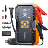 Oxilam Motor Vehicle Parts OXILAM 7000A Jump Starter with Air Compressor, 160 PSI Portable Tire Inflator for 12L Diesel & Gas Engines, 12V Battery Jumper Starter with Smart Display, LED Light & Power Bank