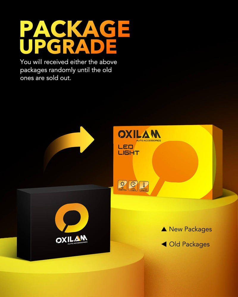 Oxilam Brake OXILAM 7507 PY21W BAU15S LED Bulbs Amber Yellow 2800LM for Turn Signal Lights with Build-in Load Resistor CANBUS Error Free 2641A 12496 7507AST Bulb Replacement (2PCS)