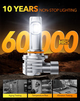 Oxilam Motor Vehicle Lighting OXILAM 9005 HB3 LED Headlight Fog Light Bulbs 6500K White High Brightness CANbus Ready