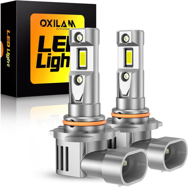 OXILAM 9006/HB4 Headlight Bulbs/ Fog Lights 60W 18000LM 6500K Cool White