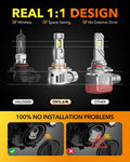 Oxilam Motor Vehicle Lighting OXILAM 9006/HB4 Bulbs, Fog Lights 60W 20000LM 6500K Cool White