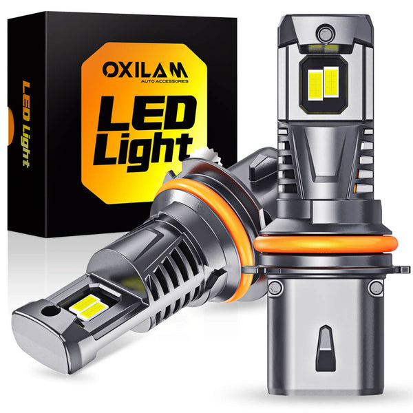 OXILAM 9007 LED Headlight Bulbs – 800% Brighter, 30,000LM, Plug-and-Play, Perfect Beam Pattern