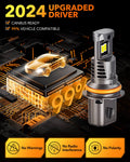 Oxilam Motor Vehicle Lighting OXILAM 9007 LED Headlight Bulbs – 800% Brighter, 30,000LM, Plug-and-Play, Perfect Beam Pattern