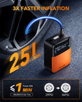 Oxilam Motor Vehicle Parts OXILAM C1 Tire Inflator, 3X Faster, Long-Lasting & Smart Modes for Convenient Inflation
