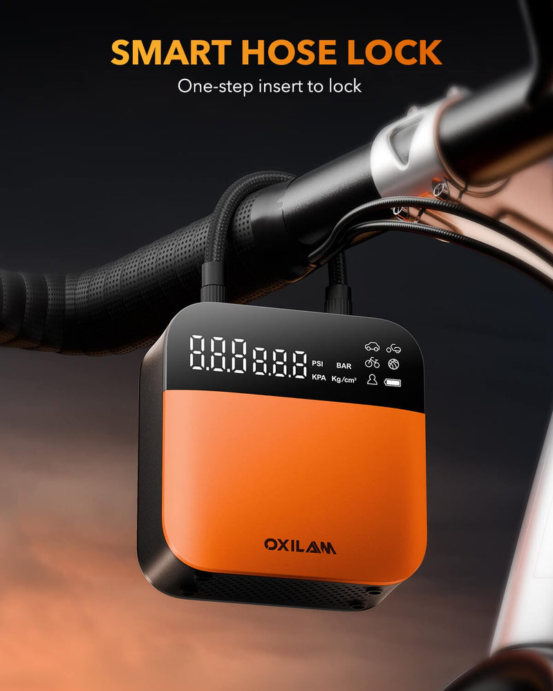 Oxilam Motor Vehicle Parts OXILAM C2 Portable Tire Inflator, 4X Faster Inflation with Smart Auto Shut-Off