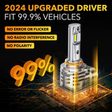 Oxilam Motor Vehicle Lighting OXILAM H10 LED Fog Light Bulbs - 15,000 Lumens, 600% Brighter, Easy Installation, 60,000 Hours Lifespan