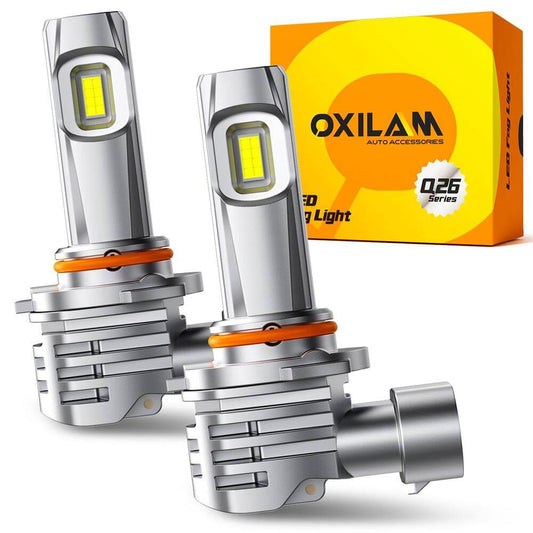 Oxilam Motor Vehicle Lighting OXILAM H10 LED Fog Light Bulbs - 15,000 Lumens, 600% Brighter, Easy Installation, 60,000 Hours Lifespan