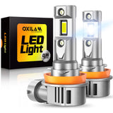 Oxilam Motor Vehicle Lighting OXILAM H11 Bulbs, H9 H8 Fog Light Bulb, 6500K