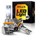 Oxilam Motor Vehicle Lighting OXILAM H11 H9 H8 LED Headlight/ Fog Light Bulbs 24000LM 6500K
