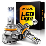 Oxilam Motor Vehicle Lighting OXILAM H11 H9 H8 LED Headlight/ Fog Light Bulbs 24000LM 6500K