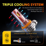 Oxilam Motor Vehicle Lighting OXILAM H8 H9 H11 H16(JP) LED Headlight/ Fog Light Bulbs 6500K High Bright CANbus