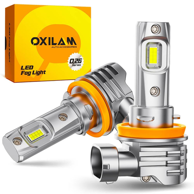 Oxilam Motor Vehicle Lighting OXILAM H8 H9 H11 H16(JP) LED Headlight/ Fog Light Bulbs 6500K High Bright CANbus