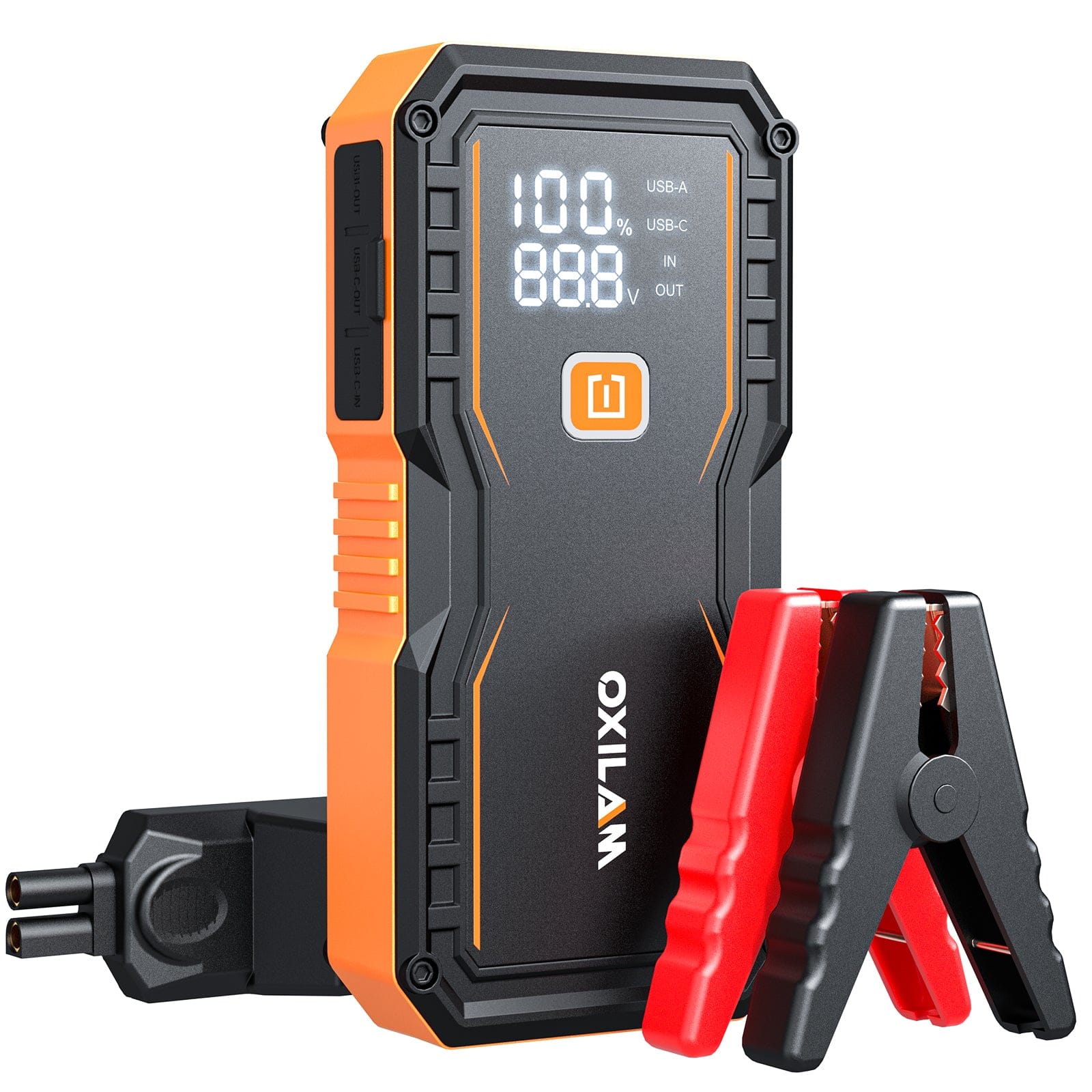 Oxilam Motor Vehicle Parts OXILAM Jump Starter Y2 4000A for All Gas/8L Diesel, Car Battery Jumper Starter Portable, UltraSafe 12V Lithium Jump Box with Jumper Cables