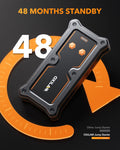 Oxilam OXILAM Jump Starter Y3 6000A for All Gas/12L Diesel, UltraSafe 12V Lithium Battery with 1000 LM Flashlight