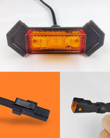 Oxilam Motor Vehicle Lighting OXILAM LED Grille Lights Amber Yellow with Fuse for Tacoma TRD PRO Front Grille 2016 2017 2018 (4PCS, Amber Shell with Amber Light)
