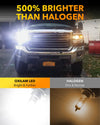 Oxilam Motor Vehicle Lighting OXILAM Mini H7 LED Bulbs 500% Brightness, 6500K,Plug & Play Forward Light Bulb