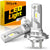 Oxilam Motor Vehicle Lighting OXILAM Mini H7 LED Bulbs 500% Brightness, 6500K,Plug & Play Forward Light Bulb