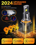 Oxilam Motor Vehicle Lighting OXILAM Newest 9004 LED Fog Light Bulbs, 30000 Lumens, 6500K, Plug & Play