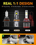 Oxilam Motor Vehicle Lighting OXILAM Newest 9004 LED Fog Light Bulbs, 30000 Lumens, 6500K, Plug & Play