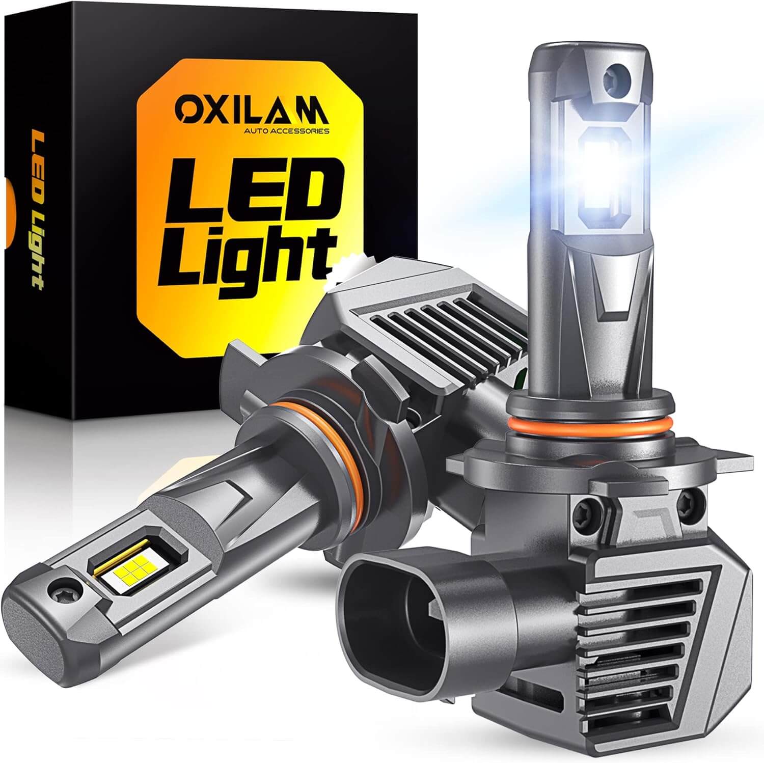 Oxilam Motor Vehicle Lighting OXILAM Newest 9012 LED Fog Light Bulb,120W 30000 Lumens