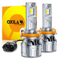 Oxilam Motor Vehicle Lighting OXILAM P2 Series H11/H9/H8 LED Bulbs-36,000 Lumens, 6500K Cool White, Easy Installation, Long Lifespan, Universal Compatibility