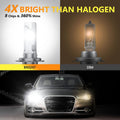 Oxilam Motor Vehicle Lighting OXILAM Q26 Series H7 White LED Headlight Bulbs - 4X Brighter, Easy Install, Durable, Waterproof, 6500K Light