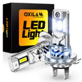 Oxilam Motor Vehicle Lighting OXILAM Q36 Series H7 LED Headlights or Fog Lights - 40,000LM, 900% Brightness, 6500K Cool White, 1:1 Halogen Size, 3-Min Install, IP68 Waterproof