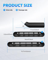 Oxilam Motor Vehicle Parts OXILAM Under Seat Vent Deflectors for Chevrolet Chevy Silverado and GMC Sierra 2014 2015 2016 2017 2018 2019, Rear AC Vent Directional Deflectors for Rear Passenger