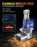 Oxilam OXILAM Upgraded 9012 Bulb, HIR2 Fog Light 60W 600% Brighter, 1:1 Mini Size, Plug & Play