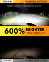 Oxilam Motor Vehicle Lighting OXILAM Upgraded 9012 Bulb, HIR2 Headlights 60W 600% Brighter, 1:1 Mini Size, Plug & Play