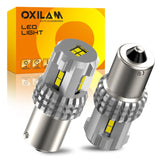 Oxilam Brake OXILAM White 1156 BA15S 7506 1003 1141 P21W LED Bulb Used for Backup/Reverse light, Tail light, Brake light