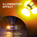 OXILAM Turn Signal Light 1156 LED Bulbs Amber Yellow 2200K Extremely Bright BA15S 1141 1003 7506 LED Bulbs with High Power 12pcs 3020SMD Chipsets, 2 Pack